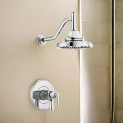 Click here to see Brizo T60276-PC Brizo Invari TempAssure Thermostatic Shower Faucet with Multi-Function Showerhead, 1.75 GPM, Polished Chrome - T60276-PC