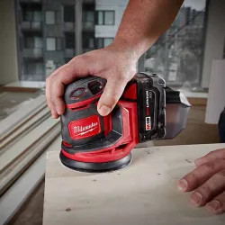 Click here to see Milwaukee 2648-20 Milwaukee M18 Random Orbit Sander with Universal Hose Adapter, Dust Canister with Filter, and 3/32