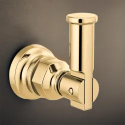 Click here to see Brizo 693476-PG Brizo Invari Single Robe Hook with Mounting Hardware, Brilliance Polished Gold - 693476-PG