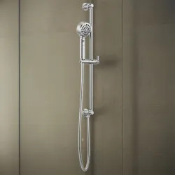 Click here to see Brizo 88776-PC Brizo Invari Multi-Function Hand Shower with Slidebar, H2OKinetic, WaterSense, 1.75 GPM, Polished Chrome - 88776-PC