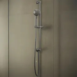 Click here to see Brizo 88776-SL Brizo Invari Multi-Function Hand Shower with Slidebar, H2OKinetic, WaterSense, 1.75 GPM, Brilliance Luxe Steel - 88776-SL