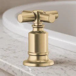 Click here to see Brizo HX676-GL Brizo Invari Cross Handle Kit for Deck-Mounted Roman Tub Filler, Brilliance Luxe Gold - HX676-GL