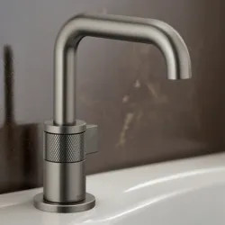 Click here to see Brizo 65035LF-SL-ECO Brizo Litze One-Handle Bathroom Faucet with Ceramic Cartridge, Single-Hole, 1.2 GPM, Less Drain, Brilliance Luxe Steel - 65035LF-SL-ECO