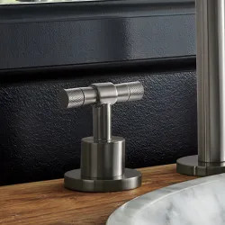 Click here to see Brizo HL5333-SL-NM Brizo T-Lever Handle Kit for Litze Widespread Lavatory Faucet, Brilliance Luxe Steel - HL5333-SL-NM