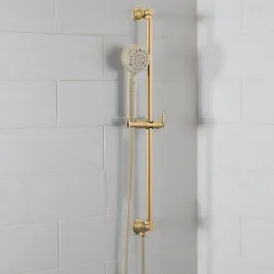 Click here to see Brizo RP101164GL Brizo Invari Slide Bar Assembly, Brilliance Luxe Gold - RP101164GL