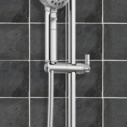 Click here to see Brizo RP101166PC Brizo Slide Bar Hand Shower Holder for Invari Collection Multi-Function Handshower, Polished Chrome - RP101166PC
