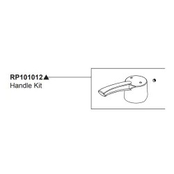 Click here to see Peerless RP101012 Peerless Chrome Handle Kit - RP101012
