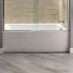 Click here to see American Standard 2573102.020 American Standard Studio 60in x 30in Soaker Tub with Built-In Apron, Lumbar Support, Right Drain, White - 2573102.020