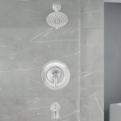 Click here to see American Standard TU106502.002 American Standard Patience 3-Function Polished Chrome Tub/Shower Trim Kit, 2.5 GPM - TU106502.002