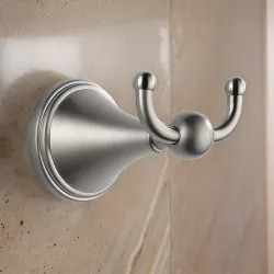 Click here to see Brizo 69535-BN Brizo Traditional Brilliance Brushed Nickel Double Robe Hook - 69535-BN