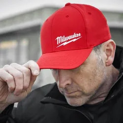 Click here to see Milwaukee 504R-LXL Milwaukee Large/XL Fitted Hat with 3-1/2