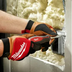 Click here to see Milwaukee 48-73-0021 Milwaukee Medium Leather Performance Gloves with Hook and Loop Closure and SMARTSWIPE Touchscreen Compatible Fingertips - 48-73-0021