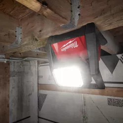Click here to see Milwaukee 2366-20 Milwaukee M18 ROVER Dual Power Flood Light with 4,000 Lumens of TRUEVIEW High Definition Output - 2366-20