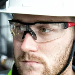Click here to see Milwaukee 48-73-2010 Milwaukee Clear Safety Glasses with Anti-Scratch Lenses - 48-73-2010 
