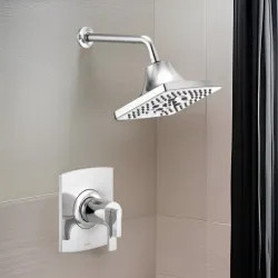 Click here to see Brizo T60206-PCLHP Brizo Kintsu TempAssure Thermostatic Shower Only Trim, Less Handle, 1.75 GPM, Polished Chrome - T60206-PCLHP