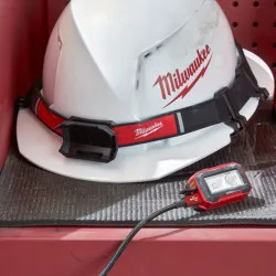 Click here to see Milwaukee 2012R Milwaukee 450 Lumens Rechargeable Magnetic Headlamp and Task Light with 5 Light Output Modes - 2012R 