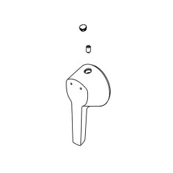 Click here to see Delta RP101743SSPR Delta RP101743SSPR Galeon 17S Shower Temperature Handle Kit, Stainless