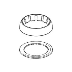 Click here to see Delta RP101761BL Delta RP101761BL Galeon Bonnet Cap, Nut And Indicator, Matte Black