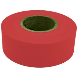 Click here to see  17021 CH Hanson Standard Red Flagging Tapes, 1-3/16-inch x 300-Foot, 2 Mil - 17021