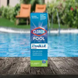 Click here to see  51132CLX Clorox Pool&Spa 3-in-1 XtraBlue Water Clarifier, 32 Oz - 51132CLX 