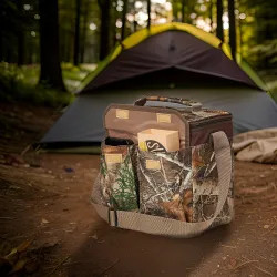 Click here to see  64638 Igloo Maxcold Realtree Cooler Bag with Hard Plastic Liner, Camouflage, 12 Cans Capacity - 64638 