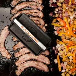Click here to see  5437 Blackstone Medium Griddle Press, Cast Iron, Black - 5437