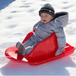 Click here to see  625 Paricon Boggan Sled for 18 Months to 4-Year Olds, Plastic, Red - 625 