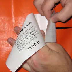 Click here to see  D-ROLL-B-20 Tear-Aid Type B Vinyl Repair Patch Kit, 3