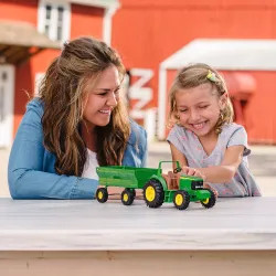 Click here to see  37163 TOMY John Deere Tractor and Wagon - 37163 
