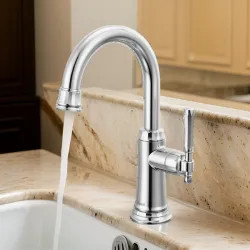 Click here to see Brizo 61358LF-C-PC Brizo Tulham One Handle Beverage Faucet, Chrome - 61358LF-C-PC