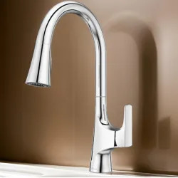 Click here to see Pfister GT529-NRC Pfister Norden Single-Handle Pull-Down Kitchen Faucet, Chrome - GT529-NRC