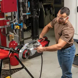 Click here to see Ridgid 71993 RIDGID 12-R 760 FXP Power Drive with Support Arm, Case - 71993