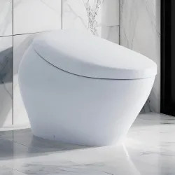 Click here to see Toto MS902CUMFG#01 TOTO Neorest NX1 Smart Toilet with WASHLET Bidet Seat, 1.0/0.8 GPF, Premist, Cotton White -  MS902CUMFG#01