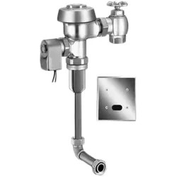 Click here to see Sloan 3453243 Sloan Royal 195 ES-SM-0.5-2-10-3/4-LDIM Concealed Sensor Hardwired Urinal Flushometer (3453243)