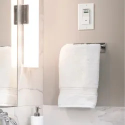 Click here to see Broan P82W Broan-NuTone Wall Control with Sensaire Humidity Sensing, Four Pack - P82W
