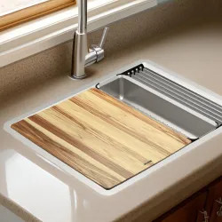 Click here to see Moen GA781 Moen Luxe Chef Workstation System Cutting Board, Acacia Wood - GA781