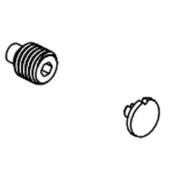 Click here to see Brizo RP101588PC Brizo Kintsu Screw and Cap for Thermostatic Valve Trim, Polished Chrome - RP101588PC