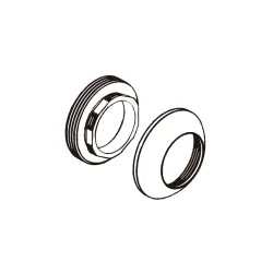 Click here to see Brizo RP103410SS-L Brizo Kintsu Bonnet, Nut, Cap, and O-Ring for Bar Faucets, Lumicoat Stainless - RP103410SS-L