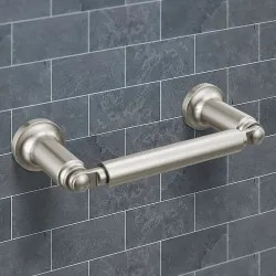 Click here to see Delta 73550-SS Delta Saylor Pivoting Toilet Paper Holder, Stainless - 73550-SS