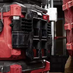 Click here to see Milwaukee 48-22-8608 Milwaukee PACKOUT Compact Plate with (2) Attachment Mounts for Tool Box, 30 lb Capacity - 48-22-8608