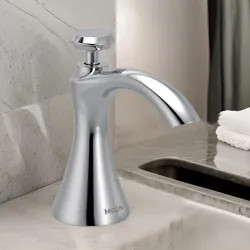 Click here to see Moen S3950C Moen Sinema Modern Kitchen Soap Dispenser, 18 oz., Chrome - S3950C