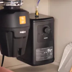 Click here to see Moen IH2300 Moen 5/8-Gallon Instant Hot Water Tank, 1500 W, 120V / 60Hz, Matte Black - IH2300