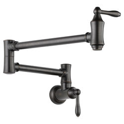 Click here to see Delta 1177LF-RB Delta Traditional Wall-Mount Pot Filler Faucet, Venetian Bronze - 1177LF-RB