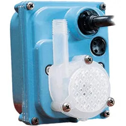 Click here to see Little Giant 521203 Little Giant Small Submersible Pump 1/200 hp, 115 Volts,  170 gph, 6 ft. Cord Length, 1/2-inch Discharge - 521203