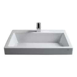 Click here to see Toto LT171G#01 TOTO LT171G#01 Cotton White Kiwami Renesse Design I Vessel Lavatory