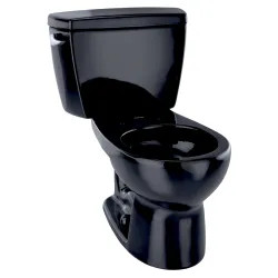 Click here to see Toto CST743SD#51 TOTO Drake Two-Piece Round 1.6 GPF Toilet with Insulated Tank, Ebony - CST743SD#51