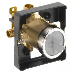 Click here to see Delta R10000-MFWS Delta R10000-MFWS MultiChoice Universal Tub/Shower Rough-In Valve w/ Stops, 1/2