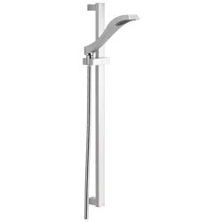 Click here to see Delta 57051 Delta Dryden Single-Setting Slide Bar Hand Shower, Touch-Clean, 1.75 GPM, Chrome - 57051