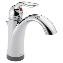 Click here to see Delta 538T-DST Delta Lahara Single-Handle Bathroom Faucet w/ Touch2O, Deck Mount, 1.2 GPM, Chrome - 538T-DST
