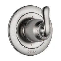 Click here to see Delta T11994-SS Delta Linden 6-Function Diverter Valve Trim, Lever Handle, 3-Port, Stainless Steel - T11994-SS